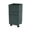 Meuble de rangement à roulettes Runner, black jade 163