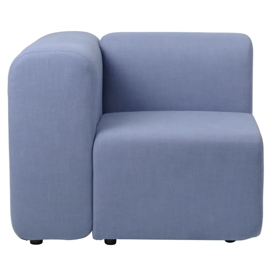 Module d'angle Lagoon droit, Bleu clair