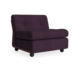 Module de canapé Amanta, Burgundy red-turf burgundy, 1-place/fauteuil