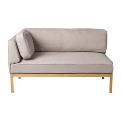 Module de canapé L37 7-9-13 angle gauche 130 cm, Stone-lacquered oak