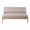 Module de canapé L37 7-9-13 élément central 130 cm, Stone-lacquered oak