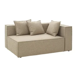 Module de canapé Muki, Light taupe, module d’extrémité gauche
