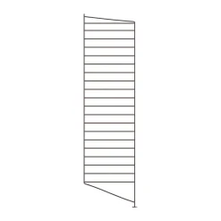 Montant d'étagère String, Brun foncé, 115x30 cm, 1 pièce