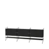 Montant d'étagère String, noir, 85x30 cm, lot de 2