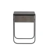 Nati Tati Drawer table de chevet, char grey, chêne fumé