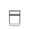 Nati Tati High table console, marbre carrara, support char grey