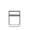 Nati Tati High table console, marbre carrara, support green khaki