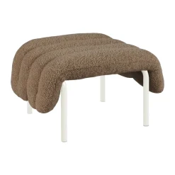 Ottomane Puffy 58x67 cm, Sawdust-cream