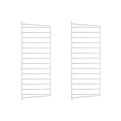 Panneau mural String, Beige, 75x30 cm, lot de 2