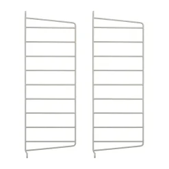 Panneau mural String, Beige, 50x20 cm, lot de 2