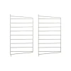 Panneau mural String, Beige, 50x30 cm, lot de 2