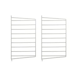 Panneau mural String, Beige, 50x30 cm, lot de 2