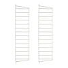 Panneau mural String, Beige, 75x20 cm, lot de 2