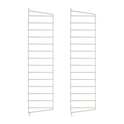 Panneau mural String, Beige, 75x20 cm, lot de 2