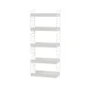Panneau mural String, Blanc, 50x30 cm, lot de 2