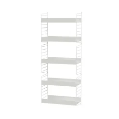 Panneau mural String, Blanc, 50x30 cm, lot de 2