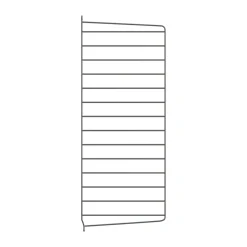 Panneau mural String, Gris foncé, 75x30 cm, lot de 1
