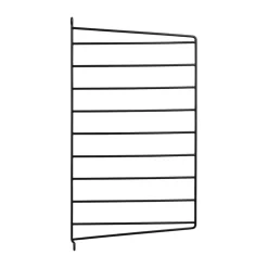 Panneau mural String, Noir, 50x30 cm, lot de 1