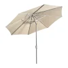 Parasol Abriola, Champagne, Ø270 cm