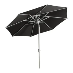 Parasol Abriola, Charcoal black, Ø270 cm