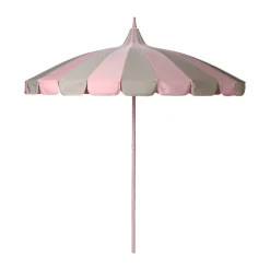 Parasol Garden Glory Outdoor, Pink-beige stripe