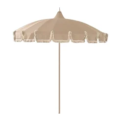 Parasol Garden Glory Outdoor, Beige frange