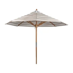 Parasol Hisshult Ø270 cm, Beige stripe-teak