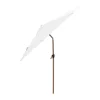 Parasol Sunshade tilt Ø3 m, Woodlook-White