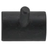 Patère 1 bouton Allsarp, Bouleau peint noir