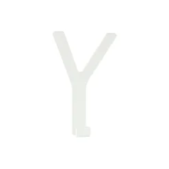 Patère en forme de Y Maxi, blanc