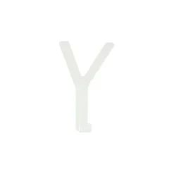 Patère en forme de Y Midi, blanc