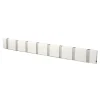 Patère Loca Knax 80 cm, blanc-gris