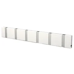 Patère Loca Knax 60 cm, blanc-gris