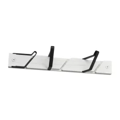 Patère Tamburin 31,5 cm, Blanc-noir