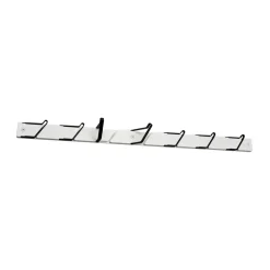 Patère Tamburin 73,5 cm, Blanc-noir