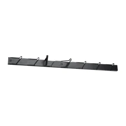 Patère Tamburin 73,5 cm, Noir-noir