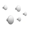 Patère The Dots métal lot de 5, aluminium
