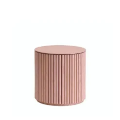 Petit Palais table d'appoint, dusty pink, h42