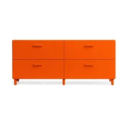 Pied de connexion Relief lot de 2, Orange