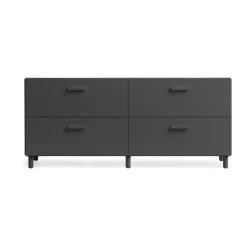 Pied de connexion Relief lot de 2, Gris