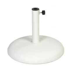 Pied de parasol Fri Form, Béton blanc, Ø49 cm
