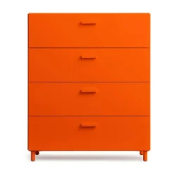 Pieds Relief lot de 4, Orange