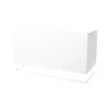 Placard module Molto 840, blanc, cadre en métal blanc incl.