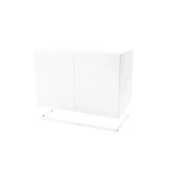 Placard module Molto 560, blanc, cadre en métal blanc incl.