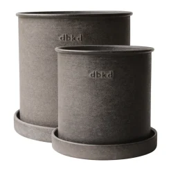 Plant Pot pot small lot de 2, Brown