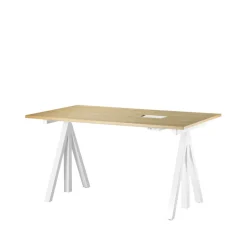 Plateau de bureau Works, chêne, 140 cm