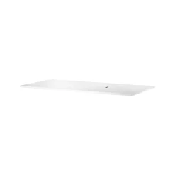 Plateau de bureau Works, laminé blanc, 160 cm