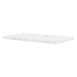 Plateau Panton Wire 18,8x34,8 cm, White marble