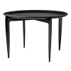 Plateau pliable Ø60cm, Noir