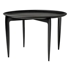 Plateau pliable Ø60cm, Noir